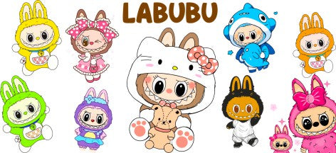 🐰✨ Labubu Tumbler Decal