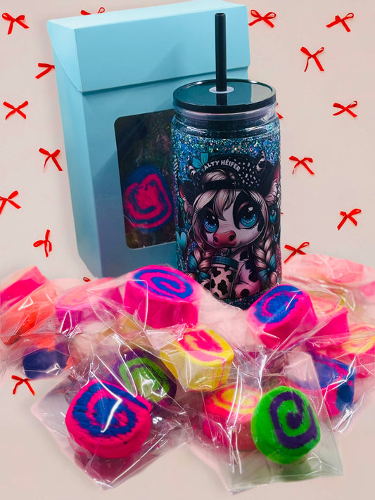 Mystery cup bundle with Bubble Bath minis!